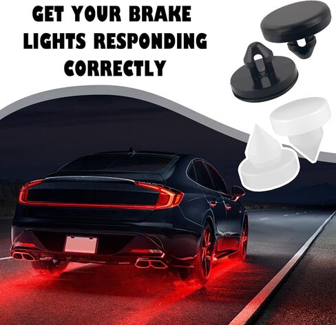 8PCS Car Brake Switch Stopper Replacement OEM 46505-SA5-000/90541-06036,Portable Brake Pedal Stop Pad Compatible with Scion/Lexus/Acura/Toyota,Professional Brakes Light Switch Stopper in Saudi Arabia