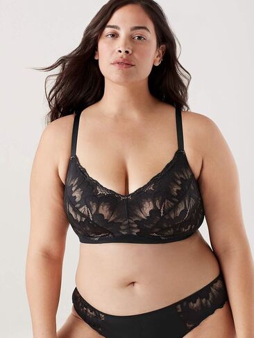 True & Co Women's Soft Lace Bralette in Kuwait