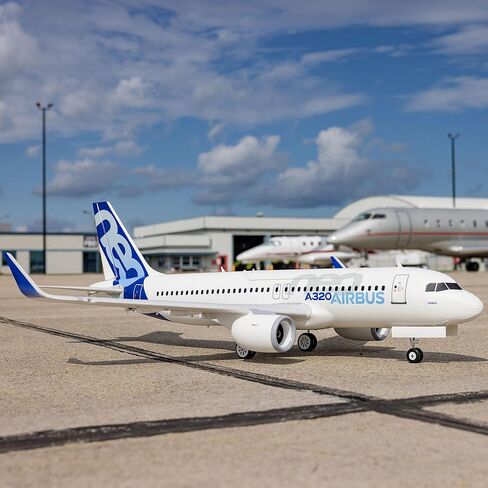 E-flite Airbus A320neo 1.5m Airliner Twin 64mm EDF BNF Basic مع AS3X+ وSafe Select EFL-1493 in Kuwait