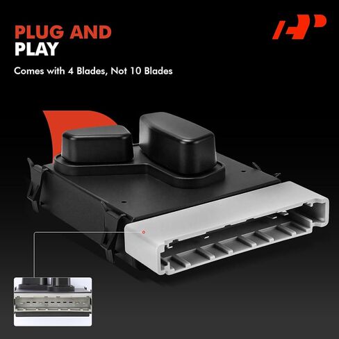 A-Premium 4 Blades Power Seat Adjuster Switch Compatible with Ram 1500, 2500, 3500 & Dodge Grand Caravan, Charger, Durango, Magnum & Jeep Grand Cherokee, Commander & Chrysler Town & Country, 300 in Saudi Arabia