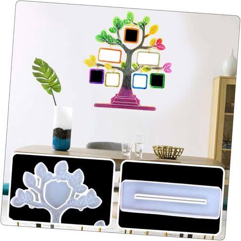 Artibetter Photo Frame Molds Silicone Molds for DIY Decor Safe Healthy Light Portable in Saudi Arabia