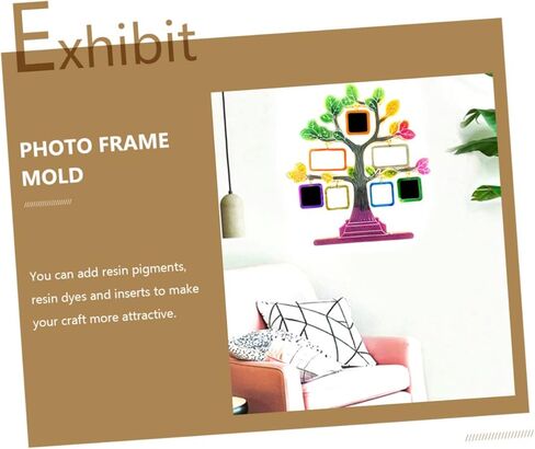 Angoily 1set Desktop Picture Frame Silicone Molds for Crafting Flexible and Easy to Safe Material for Home Decor for Custom Handicrafts and in Saudi Arabia