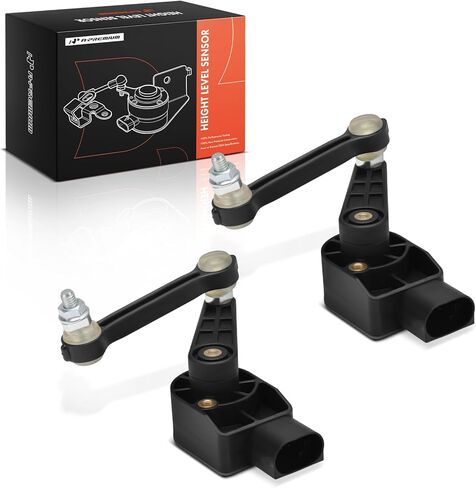 A-Premium Ride Height Level Sensor Compatible with Audi Q7 2007-2015 & Volkswagen Touareg 2004-2010 & Porsche Cayenne 2003-2006 2008-2010, Rear Side, 2-PC Set in Saudi Arabia