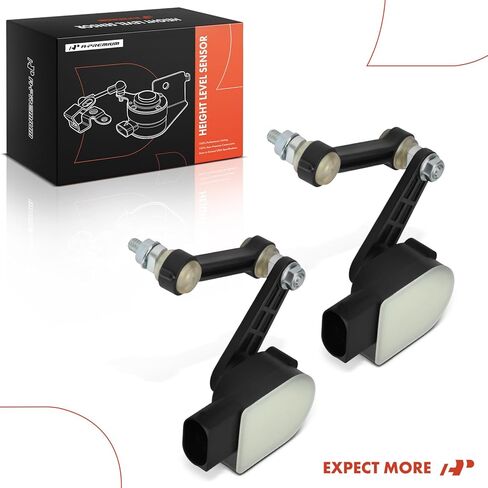 A-Premium Ride Height Level Sensor Compatible with Audi Q7 2007-2015 & Volkswagen Touareg 2004-2010 & Porsche Cayenne 2003-2006 2008-2010, Rear Side, 2-PC Set in Saudi Arabia