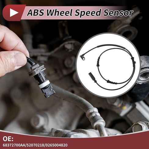 1 قطعة ABS عجلة السرعة الاستشعار ل Jeep Renegade 2015-2017 الخلفي يسار يمين ABS الاستشعار مكافحة قفل نظام الكبح الاستشعار No.68372700AA/52070218 in Kuwait