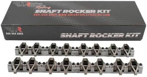 BTR Brian Tooley Racing LS1 Shaft Rocker Kit Pre-Assembled with Rocker Bodies - Fits 4.8L 5.3L 5.7L 6.0L LS1 LQ4 LQ9 LM7 L33 LS2 LS6 - Cathedral Port (12pt Bolts) in Saudi Arabia