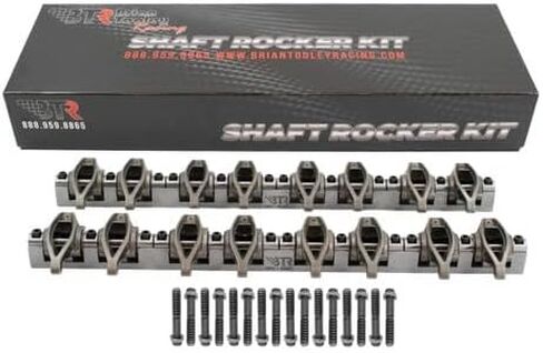 BTR Brian Tooley Racing LS1 Shaft Rocker Kit Pre-Assembled with Rocker Bodies - Fits 4.8L 5.3L 5.7L 6.0L LS1 LQ4 LQ9 LM7 L33 LS2 LS6 - Cathedral Port (12pt Bolts) in Saudi Arabia