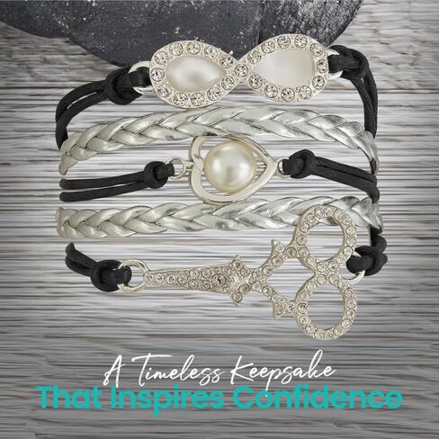 Infinity Collection Hair Stylist Jewelry- Hair Stylist Bracelet- Hair Stylist Gifts in Saudi Arabia