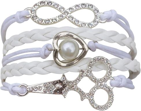 Infinity Collection Hair Stylist Jewelry- Hair Stylist Bracelet- Hair Stylist Gifts in Saudi Arabia