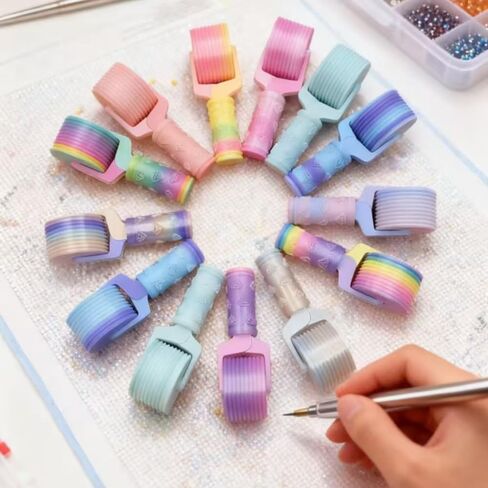 2026 New Diamond Art Painting Roller - Smooth Press Roller for Diamond Art Painting Roller Tool and Accessories,2 Pieces (C) in Saudi Arabia