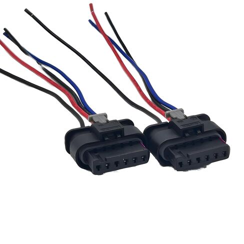 Rear Tail Light Connector Plug, 6-Pin 4-Wire Pigtail, 1-Pack, OE 61132359993/61139253589, Compatible with BMW 3 Series (320i/328i/328d/330e/330i/335i/340i) & M3; 2 Series; 4 Series in Saudi Arabia