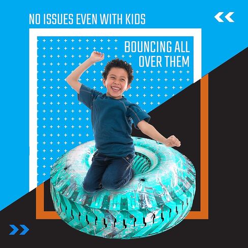 عوائق Skywin لحروب اللعب - 8 قطع قابلة للنفخ سهلة الإعداد متوافقة مع Nerf Gun Party ولعبة Laser Tag - عوائق المعركة رائعة للمأوى (8 قطع برتقالية) in Kuwait