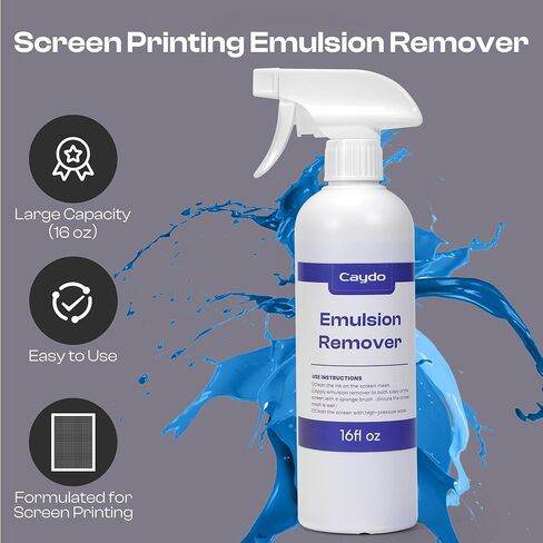 Caydo Screen Printing Emulsion Remover, 16 oz Diazo Photo Emulsion Cleaner for Silk Screens and Stencil Remover in Saudi Arabia