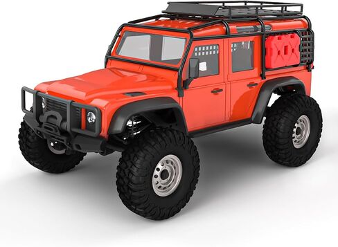 1:18 Rock Crawler 4WD Off Road RC Monster Truck with 2-Speed Gearbox Yellow in Saudi Arabia