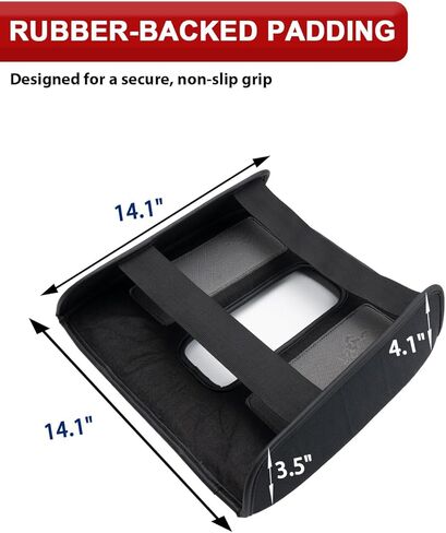 Center Console Armrest Cover for GMC Sierra & Chevy Silverado 2019-2026, 40/20/40 Jump Seat, Middle Console Lid Protector, Midlle-cut, Vinyl Leather Accessories, Anti-scratch, Black in Saudi Arabia