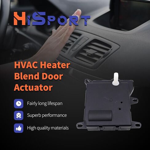 HiSport 604-202 HVAC Heater Blend Door Actuator - Compatible with Ford Expedition 2002-2004 Lincoln Navigator 2002-2004 Mercury Mountaineer 1997-2002 Replaces 604202 F5TZ19E616A F77Z19E616AA in Saudi Arabia