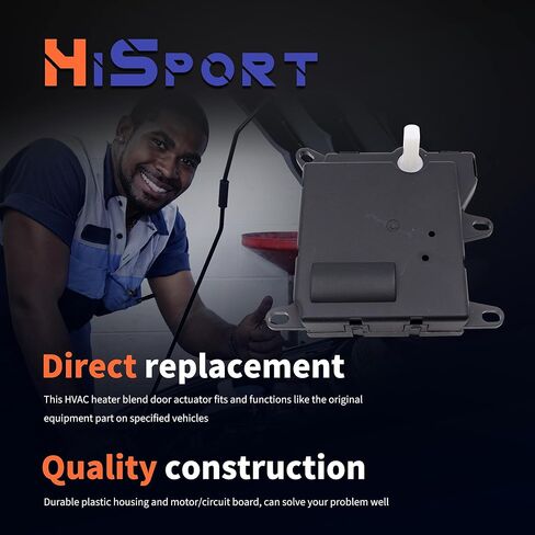 HiSport 604-202 HVAC Heater Blend Door Actuator - Compatible with Ford Expedition 2002-2004 Lincoln Navigator 2002-2004 Mercury Mountaineer 1997-2002 Replaces 604202 F5TZ19E616A F77Z19E616AA in Saudi Arabia