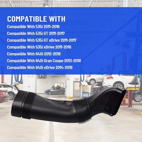 13717582310 خرطوم دخول هواء المحرك متوافق مع BMW 2011-2016 535i 640i 740i 740Li in Saudi Arabia