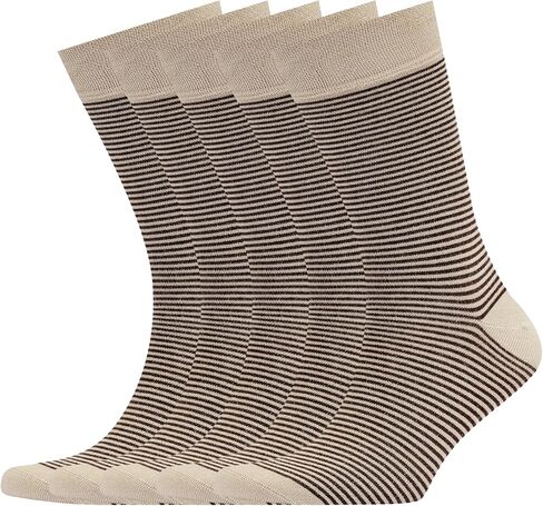 VRD SOCKS Bamboo Men’s Dress Socks, 5 Pairs Argyle Crew Socks, Moisture Wicking, Mens Mid-calf Socks, Mens Socks Size 8-13 in Kuwait
