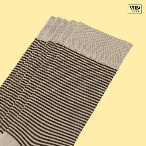 VRD SOCKS Bamboo Men’s Dress Socks, 5 Pairs Argyle Crew Socks, Moisture Wicking, Mens Mid-calf Socks, Mens Socks Size 8-13 in Kuwait