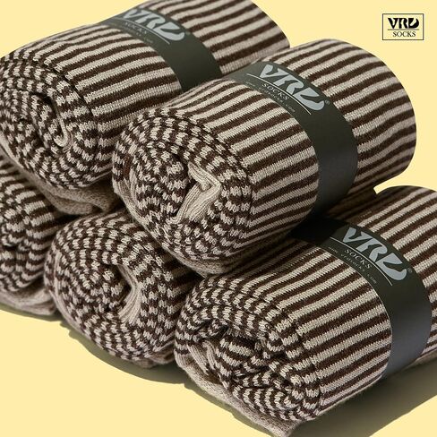 VRD SOCKS Bamboo Men’s Dress Socks, 5 Pairs Argyle Crew Socks, Moisture Wicking, Mens Mid-calf Socks, Mens Socks Size 8-13 in Kuwait