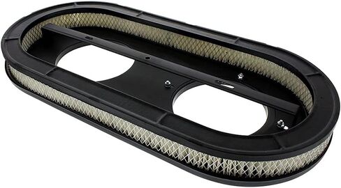 United Pacific 110293 Oval Aluminum Air Cleaner, With Mustang Logo For Dual 4 Barrel Carburetor in Saudi Arabia