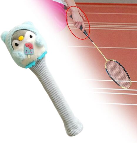 Badminton Racket Handle Cover Cute Animal Woven Tennis Grip for Women Men Decorative Grip Protector in Saudi Arabia