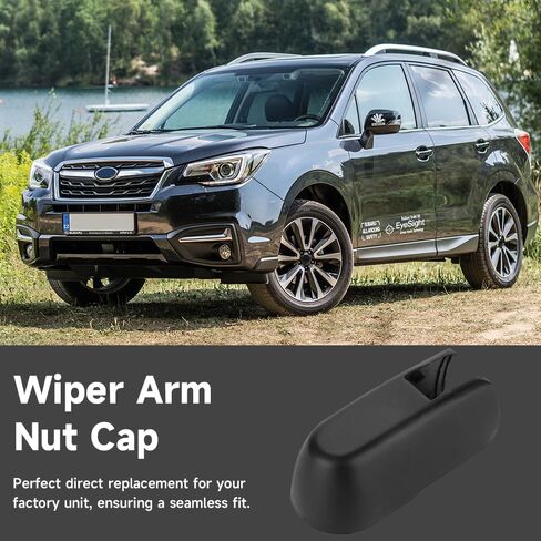 Premium Rear Windshield Wiper Arm Nut Cover Cap for Subaru Impreza 2007-2011 / Subaru WRX 2005-2014 / Crosstrek 2013-2022 / Forester 2010-2022 | Weather-Resistant Plastic | Replaces 86538AG010 in Saudi Arabia