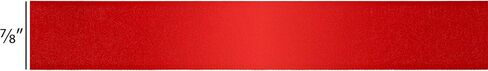 Offray 453993 7/8" Wide Single Face Satin Ribbon for Gift Wrapping, Decoration, and Crafts, Two Pack of 6-Yard Spools, Red in Saudi Arabia