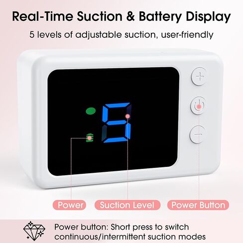 قلم رسم ماسي كهربائي، قلم فني ماسي مفرغ لاسلكيًا مع حقيبة تخزين، شفط قابل للتعديل 5 مستويات، بطارية قابلة لإعادة الشحن 10 ساعات، أدوات إكسسوارات فنية ماسية للبالغين، رسام إلكتروني لا يحتاج إلى حد أقصى in Kuwait