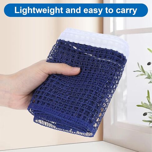 شبكة تنس طاولة بينج بونج - (71.26 بوصة × 5.51 بوصة) شبكة طاولة من النايلون الأسود بديلة لرياضات الصالة الرياضية المدرسية في الأماكن المغلقة أو الهواء الطلق in Kuwait