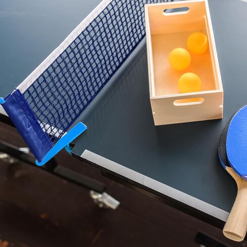 شبكة تنس طاولة بينج بونج - (71.26 بوصة × 5.51 بوصة) شبكة طاولة من النايلون الأسود بديلة لرياضات الصالة الرياضية المدرسية في الأماكن المغلقة أو الهواء الطلق in Kuwait