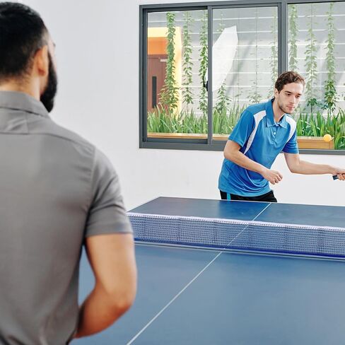 شبكة تنس طاولة بينج بونج - (71.26 بوصة × 5.51 بوصة) شبكة طاولة من النايلون الأسود بديلة لرياضات الصالة الرياضية المدرسية في الأماكن المغلقة أو الهواء الطلق in Kuwait
