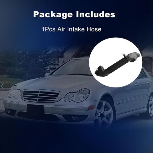 خرطوم دخول الهواء من AUCERAMIC مناسب لمرسيدس بنز W203 C230 2003-2005، CL203 C230 2003-2005 L4 1.8L # استبدال 2710900382، SK121348،A2710900382 in Kuwait
