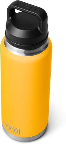 زجاجة YETI Rambler سعة 36 أونصة، معزولة بالفراغ، مضادة للتسرب، من الفولاذ المقاوم للصدأ مع غطاء للمضغ in Kuwait