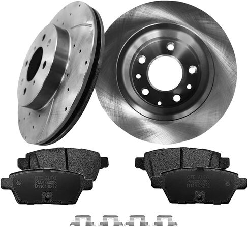 PM Auto Set of 6 Rear 280mm Brake Disc Rotors-Ceramic Brake Pad Kit Replacement For 2006 Lincoln Zephyr in Saudi Arabia