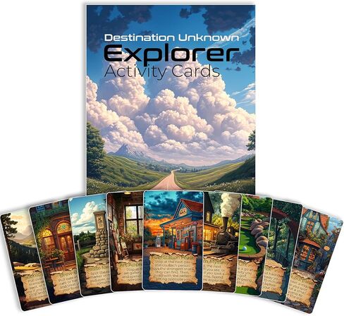 Destination Unknown: Explorer Activity Deck – The Ultimate Add-On Adventure Card Pack for Road Trips, Couples & Friends in Saudi Arabia