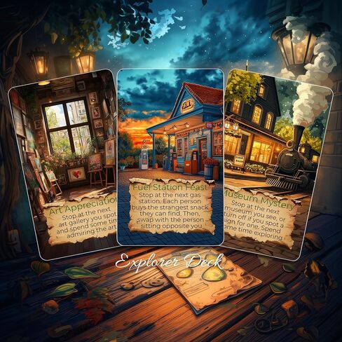 Destination Unknown: Explorer Activity Deck – The Ultimate Add-On Adventure Card Pack for Road Trips, Couples & Friends in Saudi Arabia