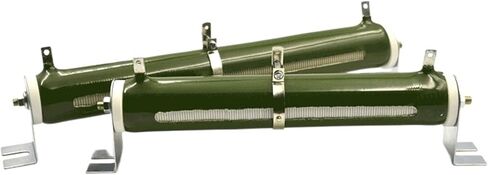 1 قطعة 25 وات 30 وات 50 وات 75 وات RX20T مقاوم قابل للتعديل بالمينا الزجاجي، مقاوم متغير، مقاومة متغيرة، لف الأسلاك، مقاوم مزجج (150 أوم، 50 وات) in Saudi Arabia