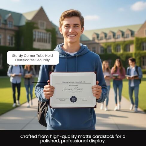 Paper Junkie 24 Pack Certificate Holder Letter-Sized Diploma Cover - Navy Blue in Kuwait