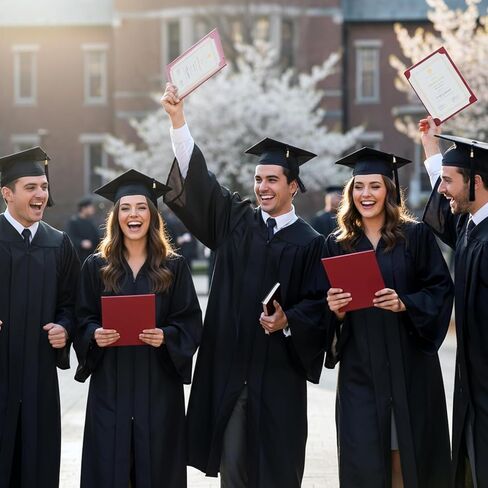 Paper Junkie 24 Pack Certificate Holder Letter-Sized Diploma Cover - Navy Blue in Kuwait