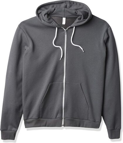 American Apparel Men Flex Fleece Zip Hoodie Size 2XL Neon Heather Blue in Kuwait
