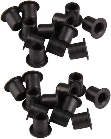Ancalos 24Pcs 02101 SteeR1ng Pivot Bushing C-Hub Bushings HSP Spare Parts Nitro RC Car Parts For 1/10 R/C Model Car - (Color: Black) in Saudi Arabia