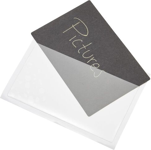 Juvale 100-Pack Clear Business Card Pockets Holders 3.75x2 In, Self-Adhesive Side Load Plastic Protector, Sleeves Labels, Bulk Set for Storage, Organization, Labeling Bins, Folders, and Files in Kuwait