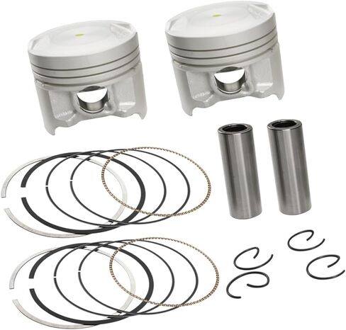 مجموعات حلقة المكبس للدراجات النارية حشية قاعدة رأس الأسطوانة لجزء GW250 GSX-R250 GSX250R DL250 (مجموعات المكبس 2 قطعة) in Kuwait