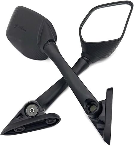 Motorcycle Side Rear View Mirror Blind Spot Rearview Mirrors for YZF R3 2015-2017 R25 2014-2016 YZF-R3 YZF-R25 Sport Bike Ho-nd(Carbon Color Set) in Saudi Arabia
