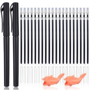 قطعتان من الأقلام السحرية و20 عبوة إعادة تعبئة لدفاتر الممارسة السحرية، وأقلام حبر غير مرئية تختفي مع 2 مقابض أقلام لكتابة كتب التتبع، ومصنفات الكتابة اليدوية المحززة in Kuwait