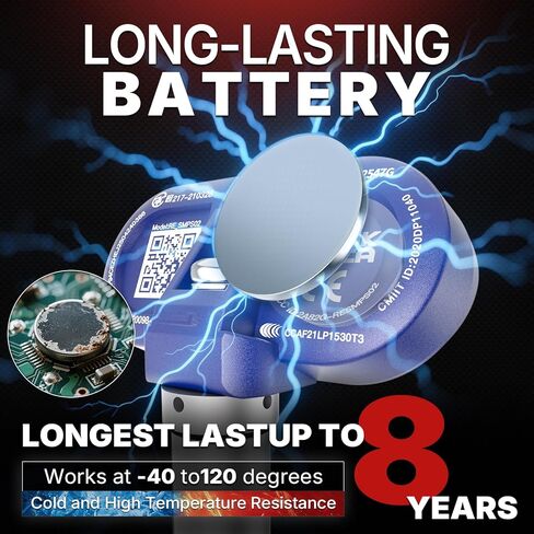 جهاز استشعار TPMS بلوتوث مطور من Richeer لعام 2020-2025 موديل 3، موديل Y، موديل S، موديل X، 4 عبوات استبدال مستشعر مراقبة ضغط الإطارات OE # 1490701-00-B، 1490701-01-B، 1490701-01-C in Kuwait