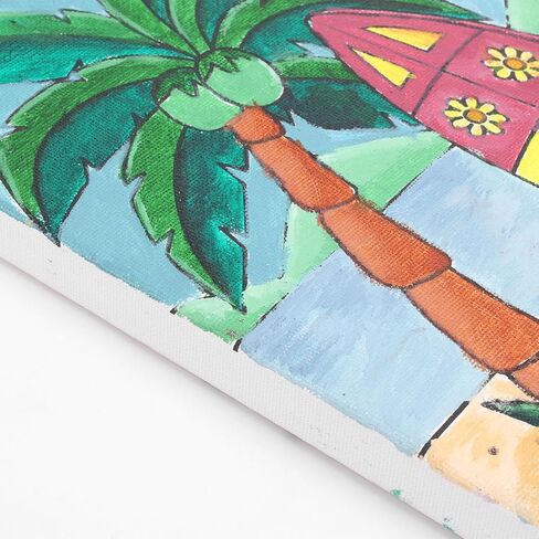 قماش مرسوم مسبقًا لعيد الميلاد للبالغين والأطفال - مجموعة لوحات قماشية مؤطرة مطبوعة مسبقًا مقاس 8 × 10 بوصة لحفلة الرشفة والطلاء، قماش مرسوم مسبقًا للحرف اليدوية والديكورات المنزلية in Kuwait