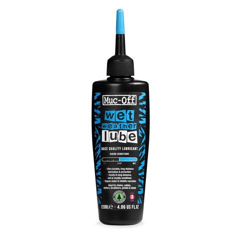 Muc-Off Chain Wet Lube 50ml 2-Pack | مادة تشحيم سلسلة دراجات قابلة للتحلل الحيوي | يقلل الاحتكاك ويطيل عمر السلسلة | تركيبة شمعية تطرد الماء | مناسبة لدراجات MTB ودراجات الطرق in Saudi Arabia